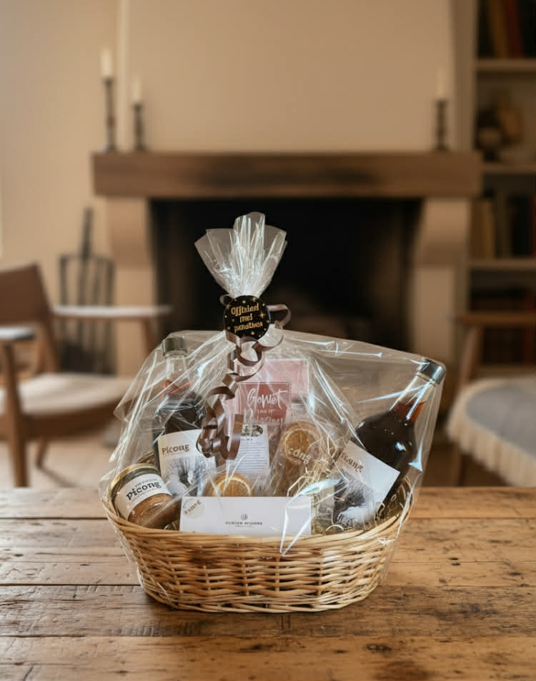 Geschenkmand met Pralines